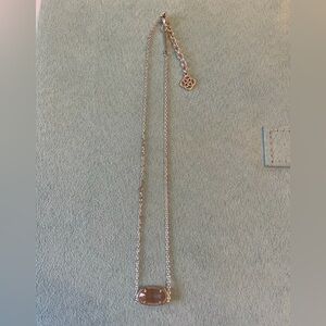 Kendra Scott Silver Tone Delicate Chain Necklace